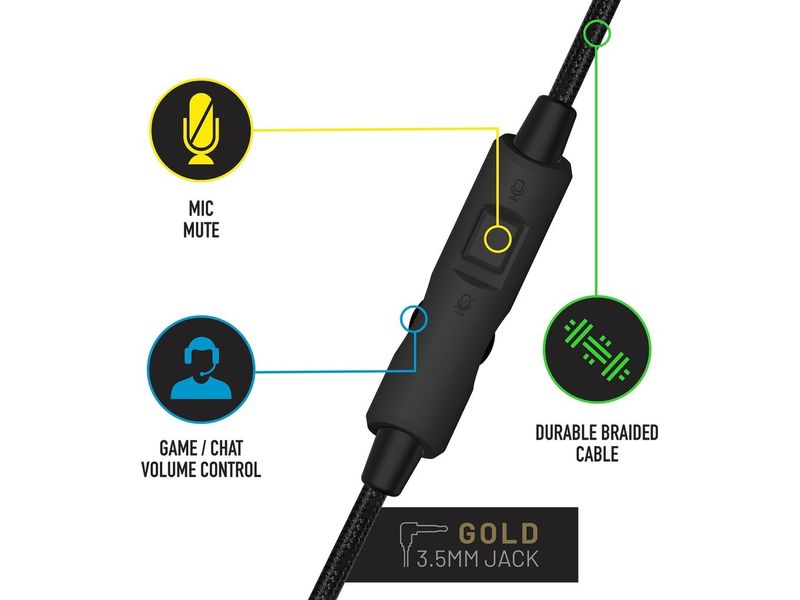 Stealth-Gaming Headset C6-100 Schwarz