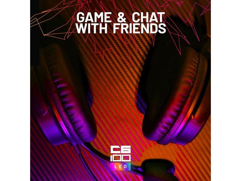 Stealth-Gaming Headset C6-100 Schwarz