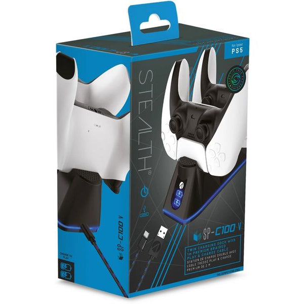 Stealth-Gaming Ladestation SP-C100 V Twin + Charge Cable