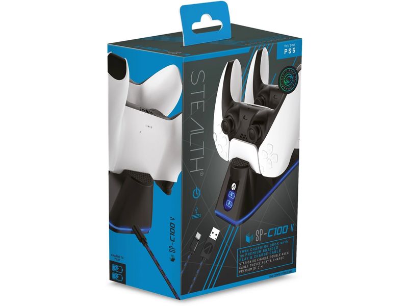 Stealth-Gaming Ladestation SP-C100 V Twin + Charge Cable