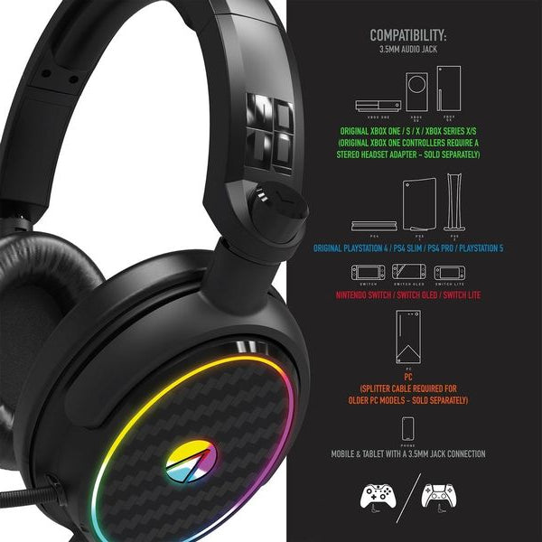 Stealth-Gaming Headset C6-100 Schwarz