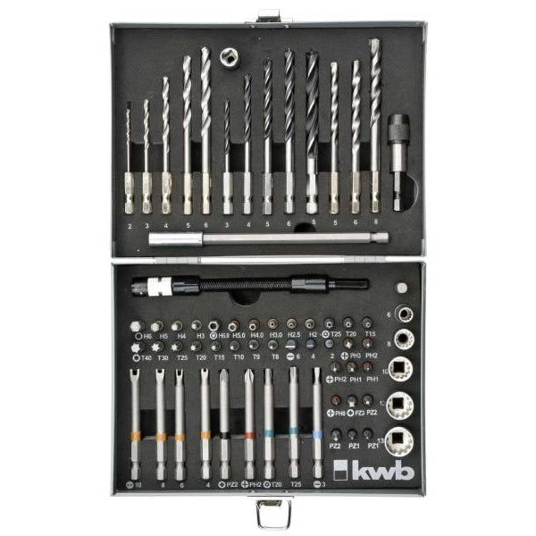 kwb Bohr- und Bitset Power Box 67-teilig