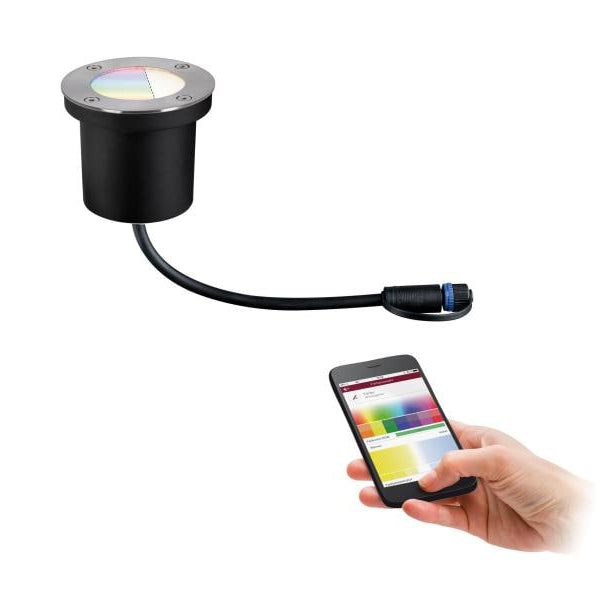 Paulmann Gartenleuchte Plug & Shine RGBW Boden, ZigBee
