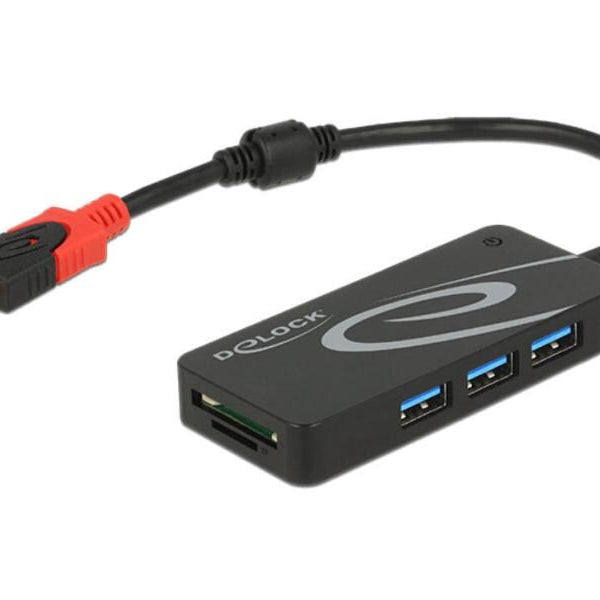 Delock Dockingstation USB 3.1 Typ-C - 3x Typ-A + SD / Micro SD