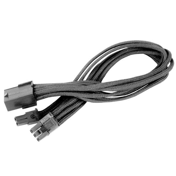 SilverStone Stromverlängerungskabel 8Pin - 6+2Pin PCIe Schwarz
