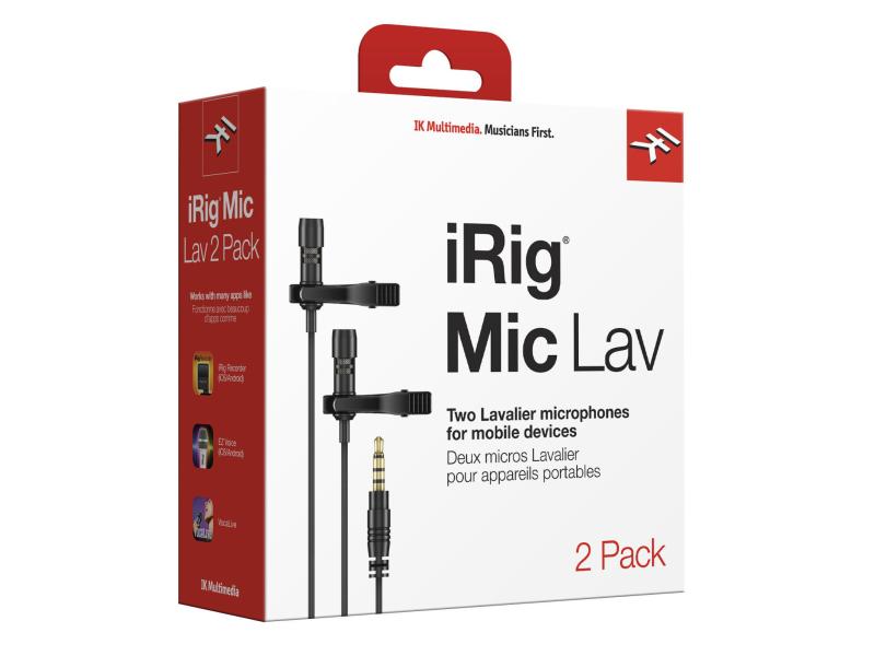 IK Multimedia Mikrofon iRig Mic Lav 2-er Set