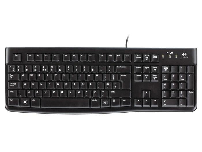 Logitech Tastatur K120 CH-Layout, kabelgebunden