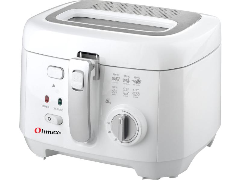 OHMEX Fritteuse FRY 1180 Weiss