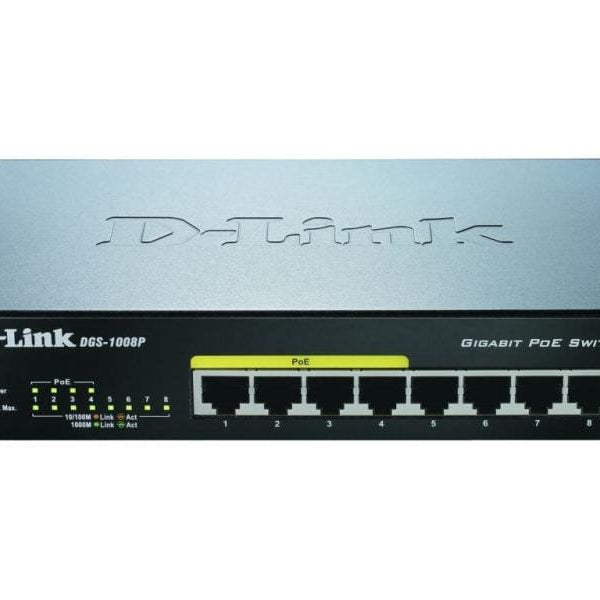 D-Link PoE Switch DGS-1008P/E 8 Port