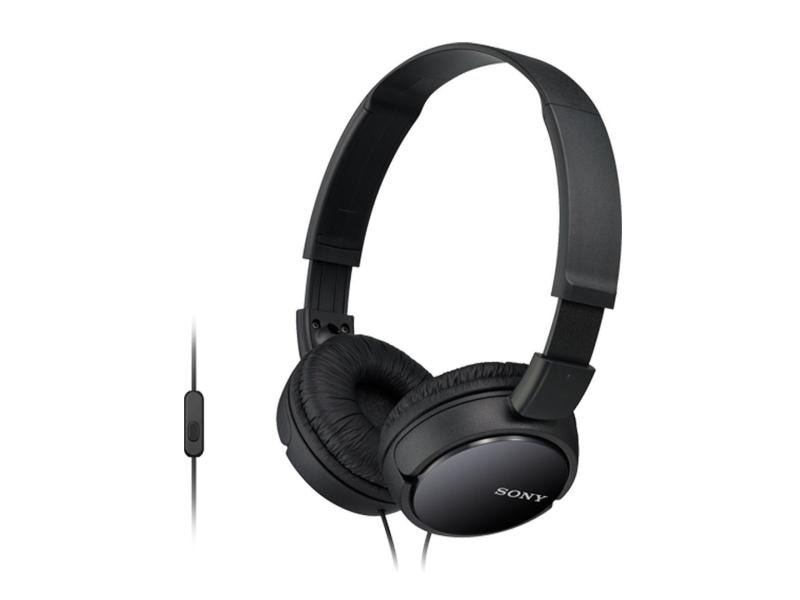 Sony On-Ear-Kopfhörer MDR-ZX110AP Schwarz