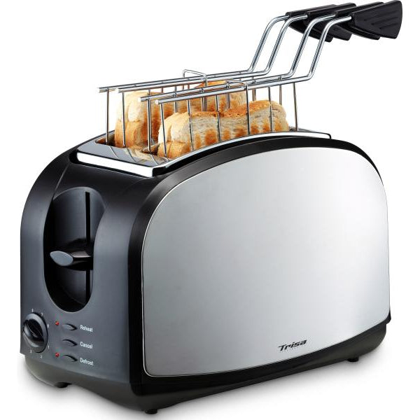 Trisa Toaster Crispy Snack Silber/Schwarz