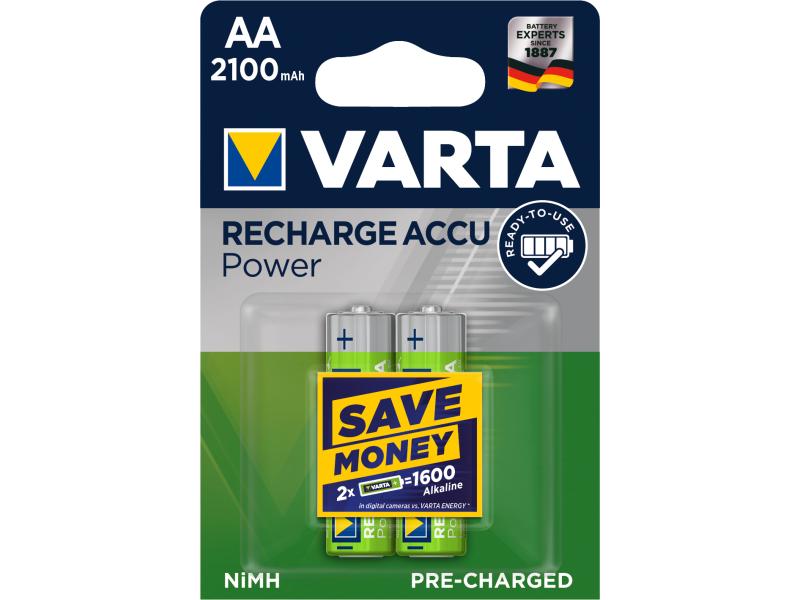 Varta Akku 2x AA 2100 mAh  2100 mAh