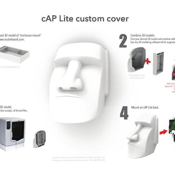 MikroTik Access Point RBcAPL-2nD, CAP LITE 2 Gehäuse