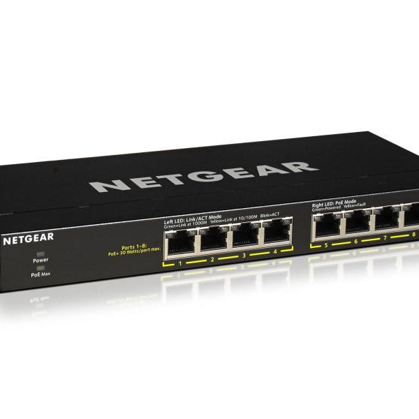 Netgear PoE+ Switch GS308PP 8 Port