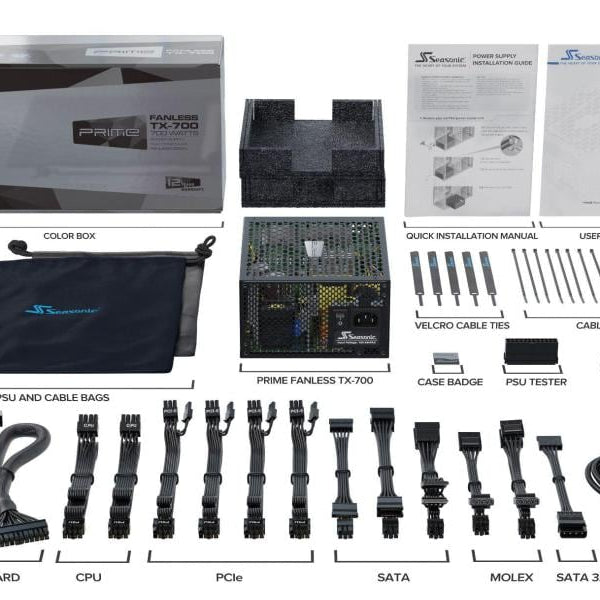 Seasonic Netzteil Prime TX-700 Fanless 700 W