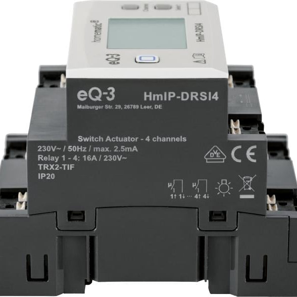 HomeMatic IP Funk-Schaltaktor für Hutschienenmontage 4-fach