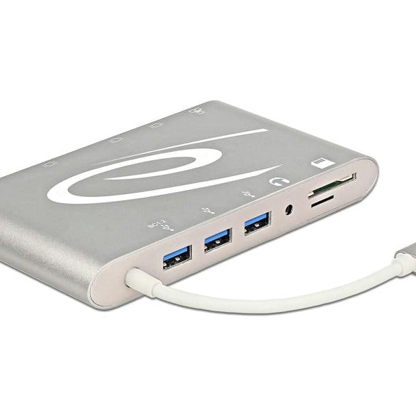 Delock Dockingstation USB 3.1 Typ-C – HDMI/MiniDP/VGA/SD/USB-A