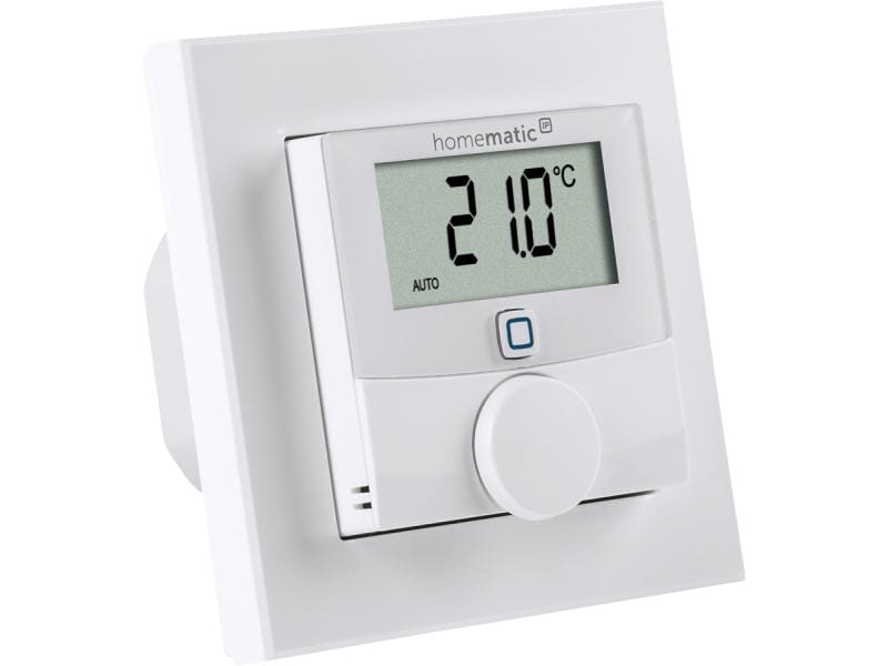 HomeMatic IP Wandthermostat Markenschalter mit Schaltausgang 230 V