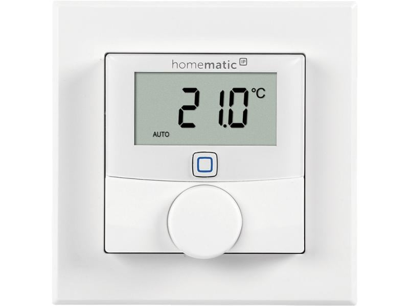 HomeMatic IP Wandthermostat Markenschalter mit Schaltausgang 230 V