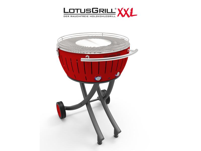 LotusGrill Holzkohlegrill XXL Rot