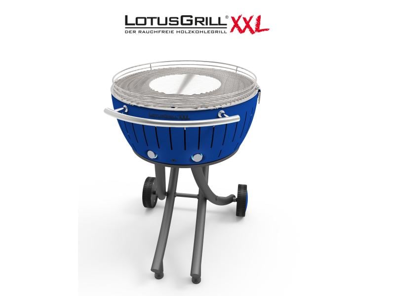 LotusGrill Holzkohlegrill XXL Tiefblau