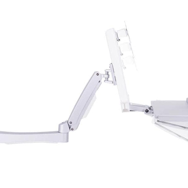 Multibrackets Tischhalterung Arm single Extended 4368 bis 8 kg – Weiss