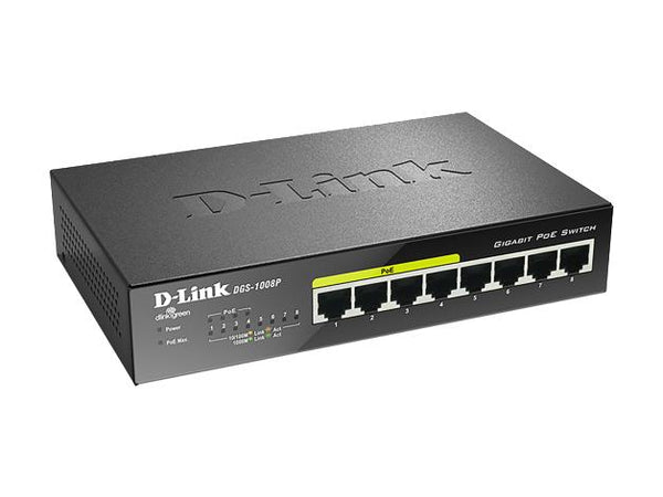 D-Link PoE Switch DGS-1008P/E 8 Port