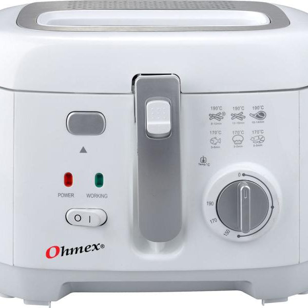 OHMEX Fritteuse FRY 1180 Weiss