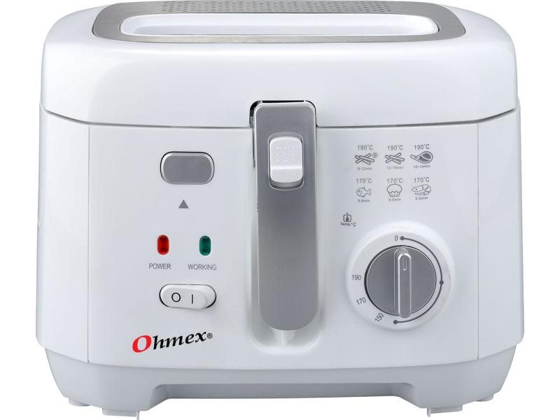 OHMEX Fritteuse FRY 1180 Weiss