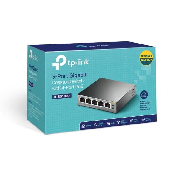 TP-Link PoE Switch TL-SG1005P 5 Port