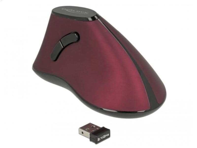 Delock Ergonomische Maus 12528 USB  kabellos