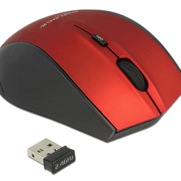 Delock Ergonomische Maus 5-Tasten kabellos