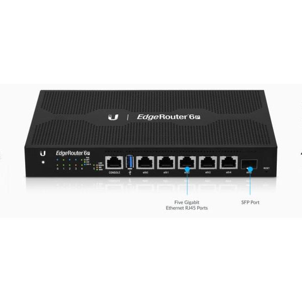 Ubiquiti VPN-Router EdgeRouter 6P ER-6P