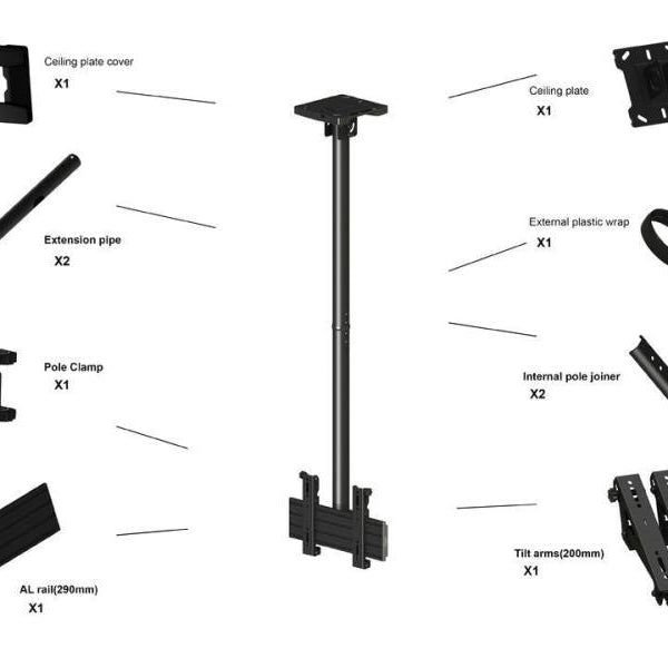 Multibrackets Deckenhalterung Pro MBC1U