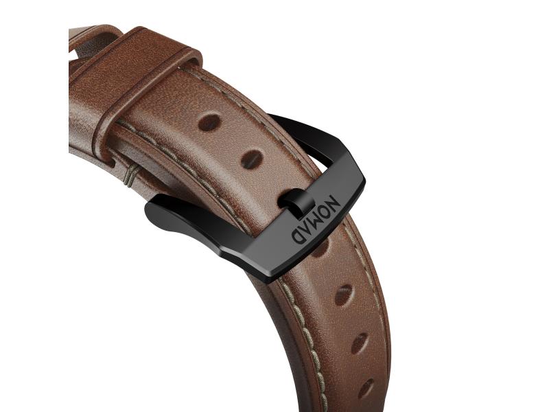 Nomad Lederarmband Traditional Strap Apple Watch Braun/Schwarz