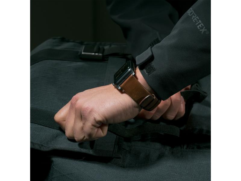 Nomad Lederarmband Modern Strap Apple Watch Braun/Schwarz