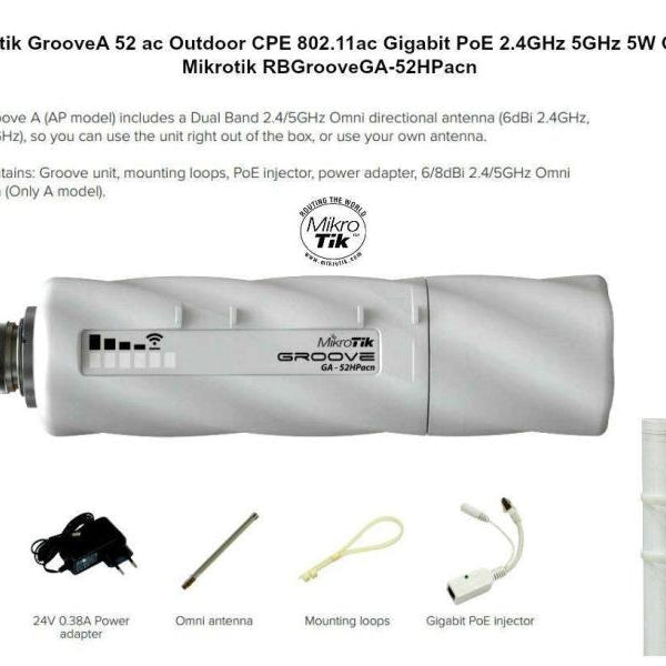 MikroTik Outdoor Access Point Groove EA 52 ac inkl. Antenne