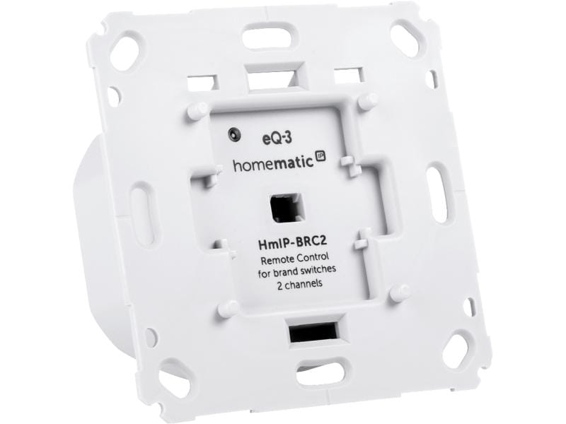 Homematic IP Smart Home Funk-Wandsender für Markenschalter - 2-fach