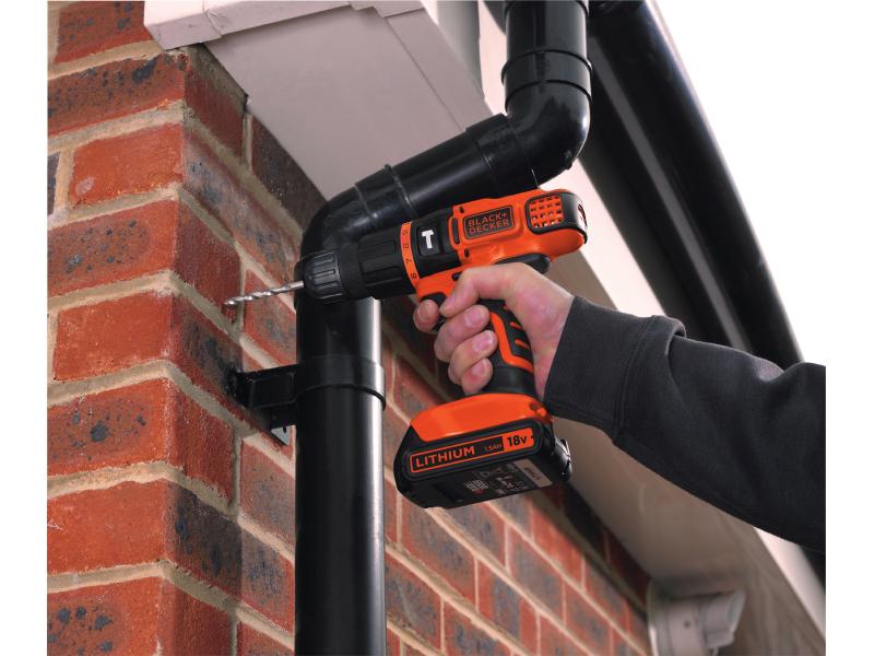 BLACK+DECKER Akku-Schlagbohrschrauber BDCH188N Solo