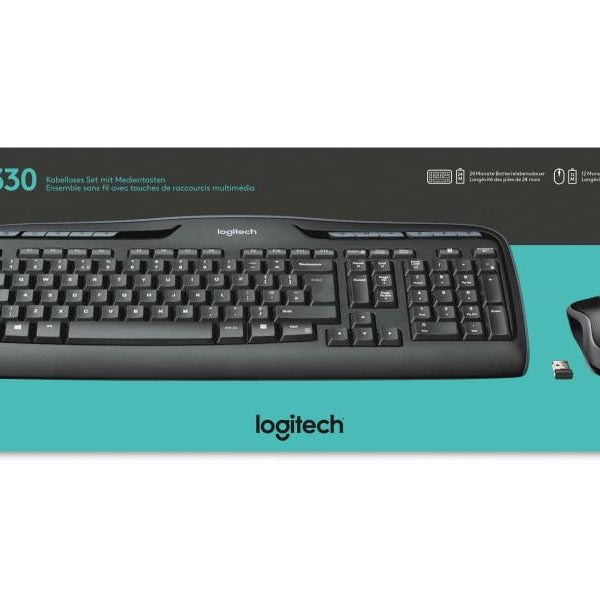 Logitech Tastatur-Maus-Set MK330 Wireless Combo