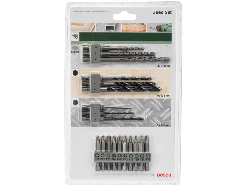 Bosch Bohr- und Bitset SDS-Quick 19-teilig