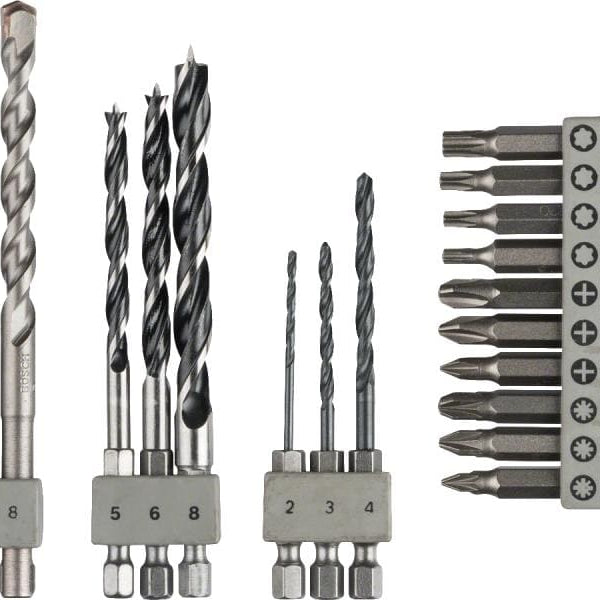 Bosch Bohr- und Bitset SDS-Quick 19-teilig