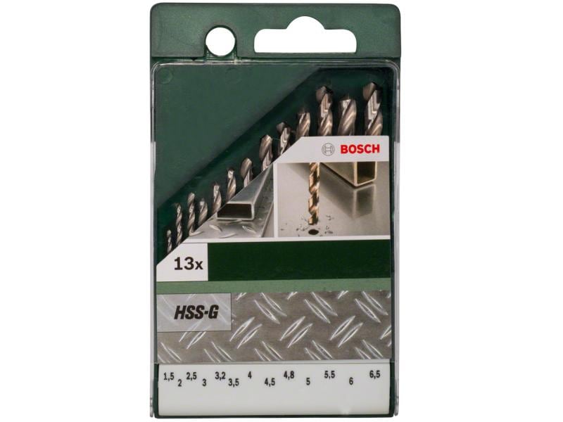 Bosch Metallbohrer-Set HSS-G 13-teilig