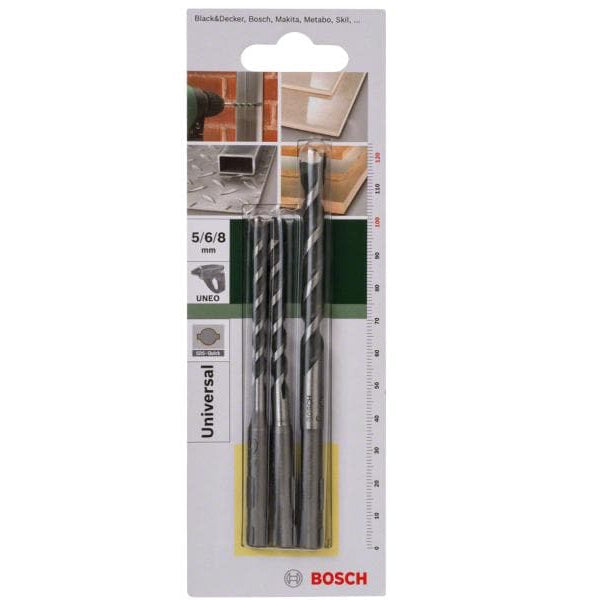 Bosch Mehrzweckbohrer-Set Universal SDS-Quick 3-teilig