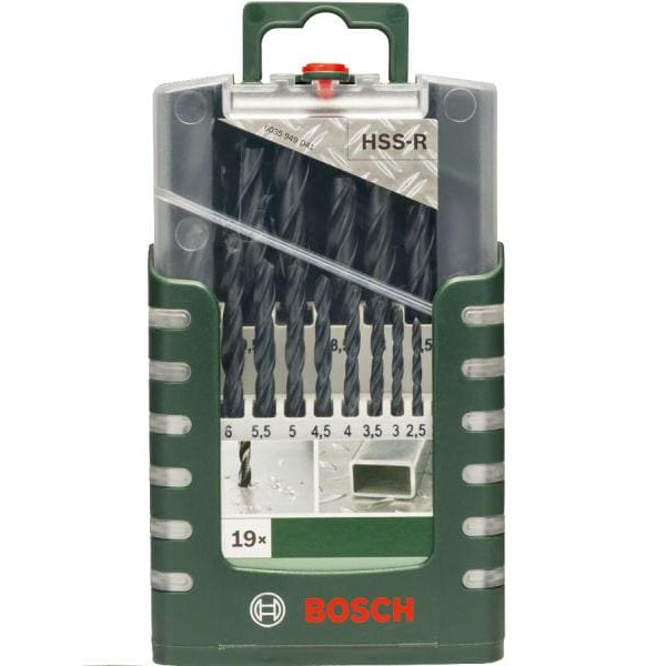 Bosch Metallbohrer-Set HSS-R 19-teilig