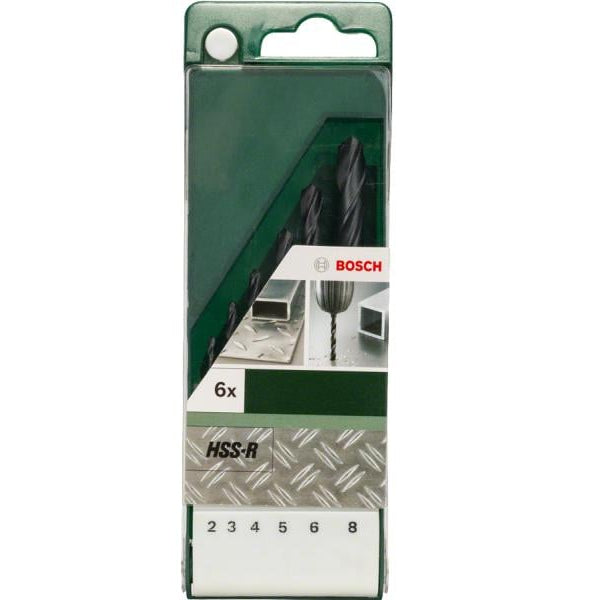 Bosch Metallbohrer-Set HSS-R 6-teilig