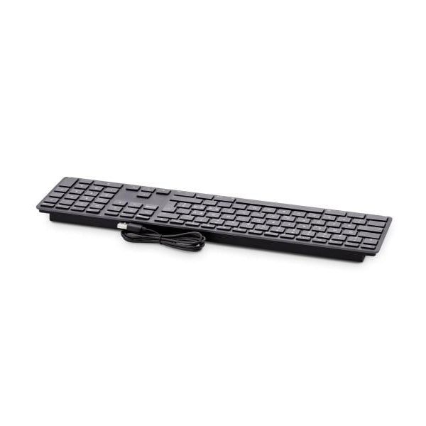 LMP Tastatur KB-1243 Schwarz, Mac CH-Layout mit Ziffernblock