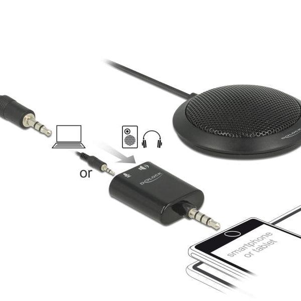 Delock Kondensatormikrofon 3.5 mm für Konferenz