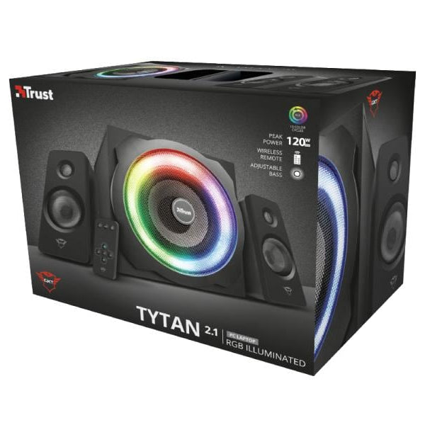 Trust PC-Lautsprecher GXT 629 Tytan RGB Illuminated 2.1