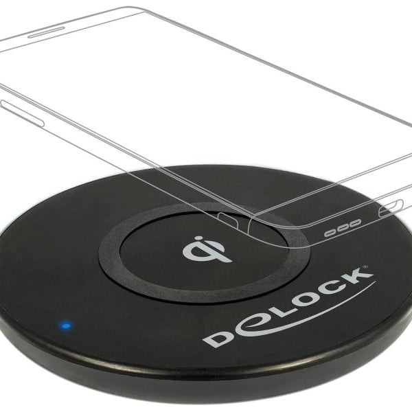 Delock Wireless Charger Qi Schnellladegerät, 10Watt
